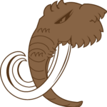 Woolly Mammoth 3D Icon Logo