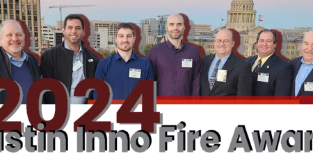 Team TyRex attends the 2024 Austin Inno Fire Awards