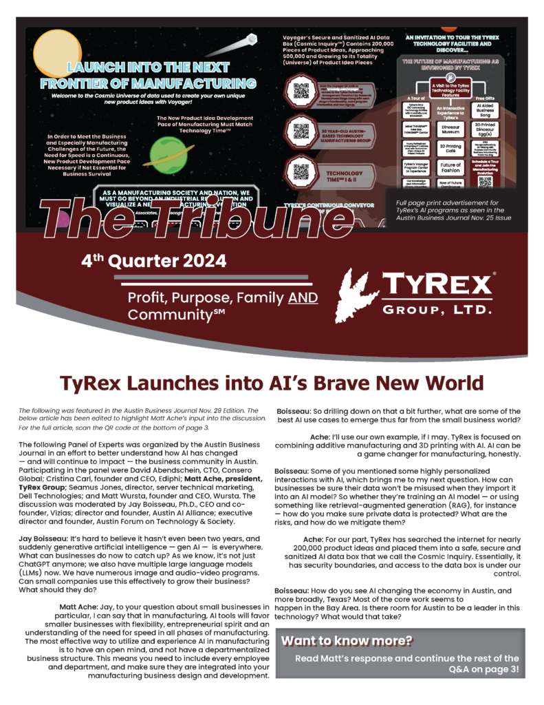 TRX Newsletter Front Page Q4 2024